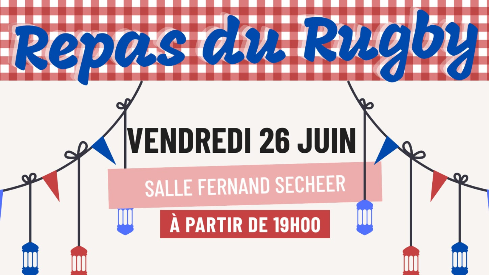 repas du rugby
